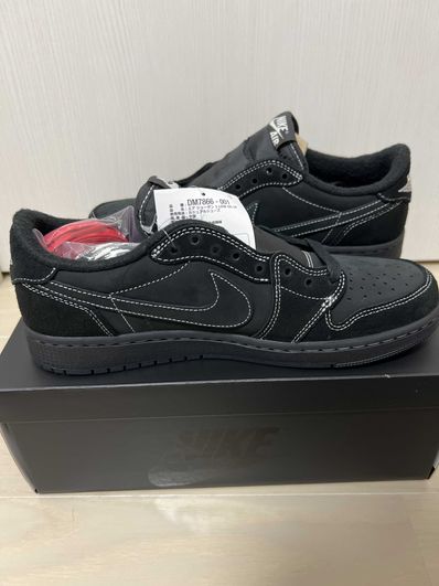 Travis Scott × Nike Air Jordan 1 Low OG SP "Black Phantom"