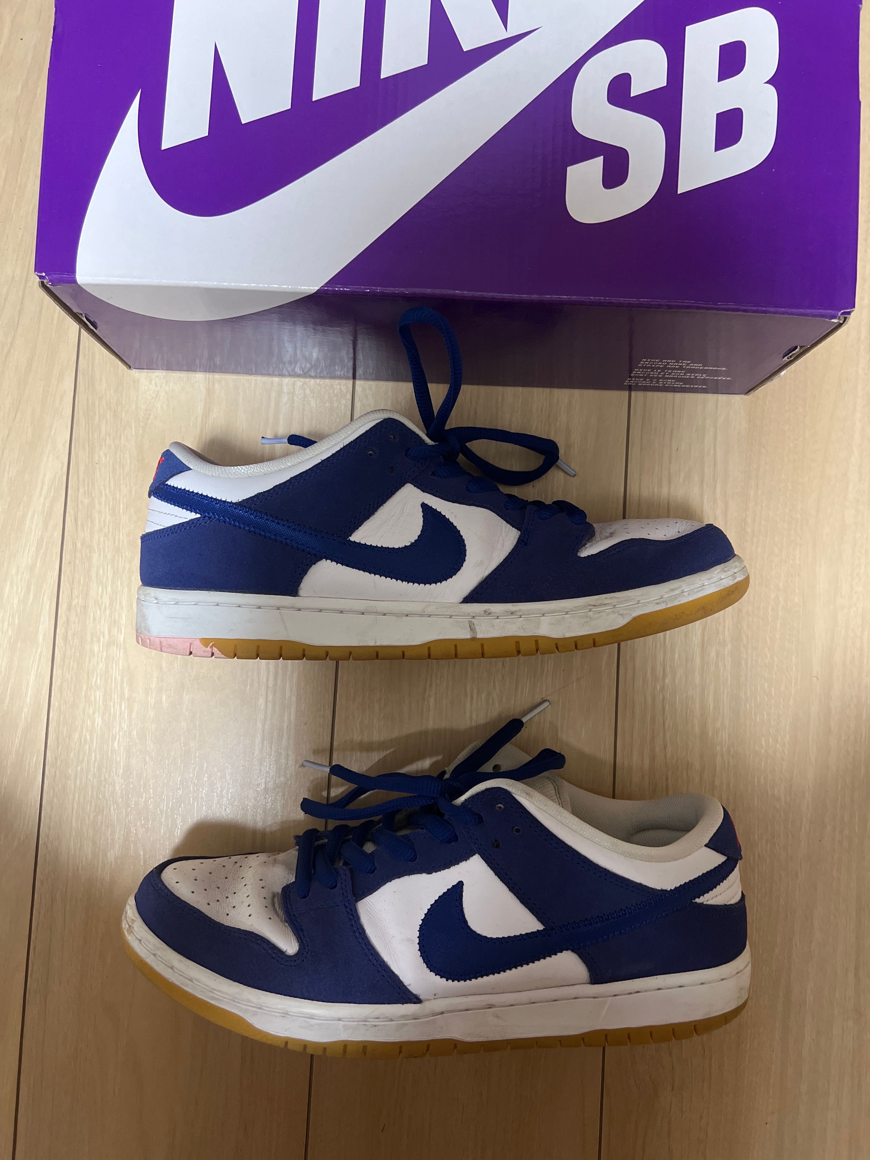 Nike SB Dunk Low "Los Angeles Dodgers/Deep Royal Blue"