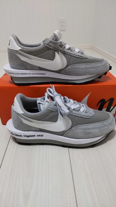 Fragment × sacai × Nike LD Waffle "Light Smoke Grey"