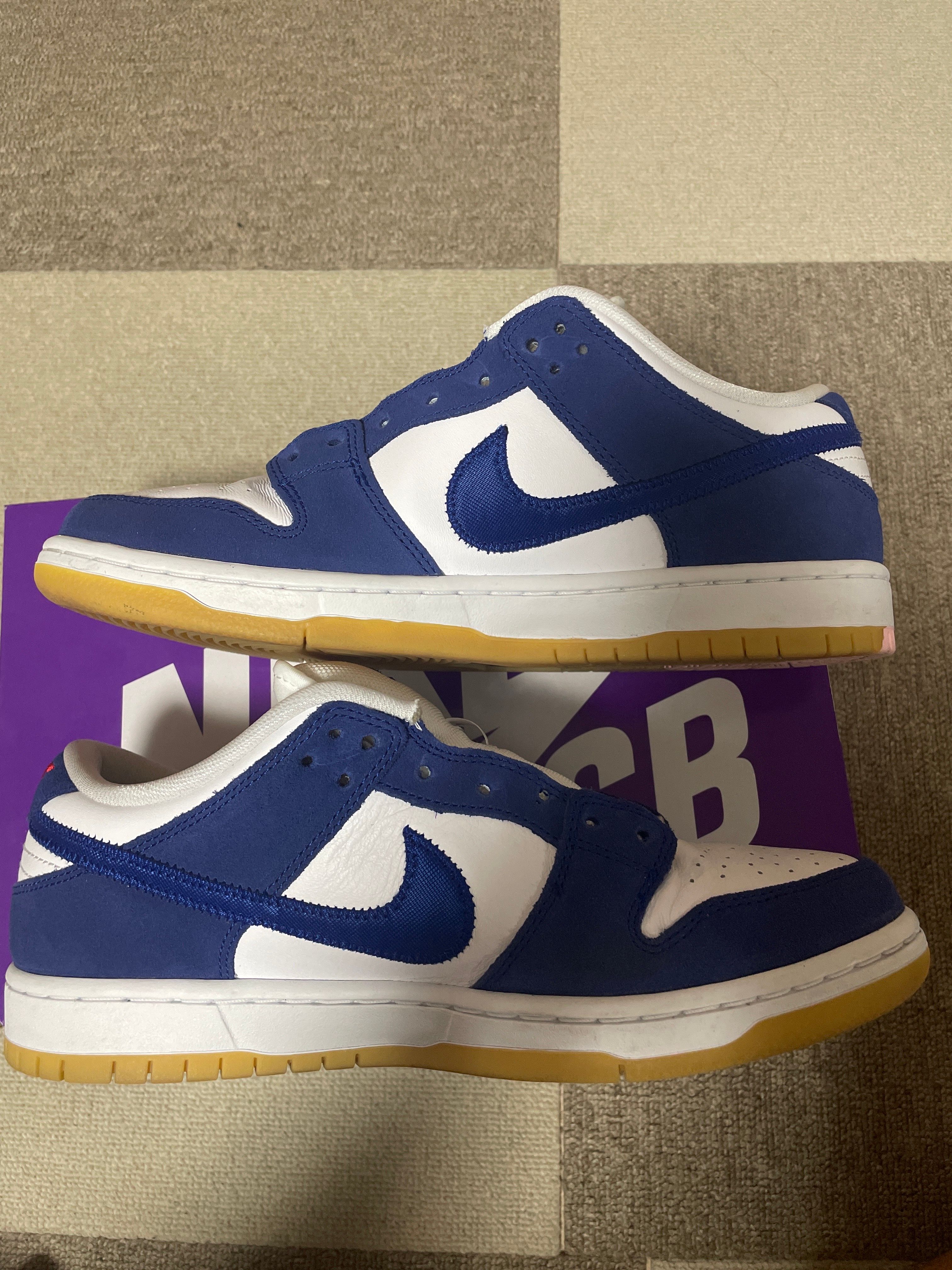 Nike SB Dunk Low "Los Angeles Dodgers/Deep Royal Blue"