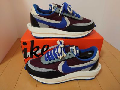 UNDERCOVER × sacai × Nike LD Waffle "Night Maroon/Pale Ivory-Ground Grey-Team Royal"
