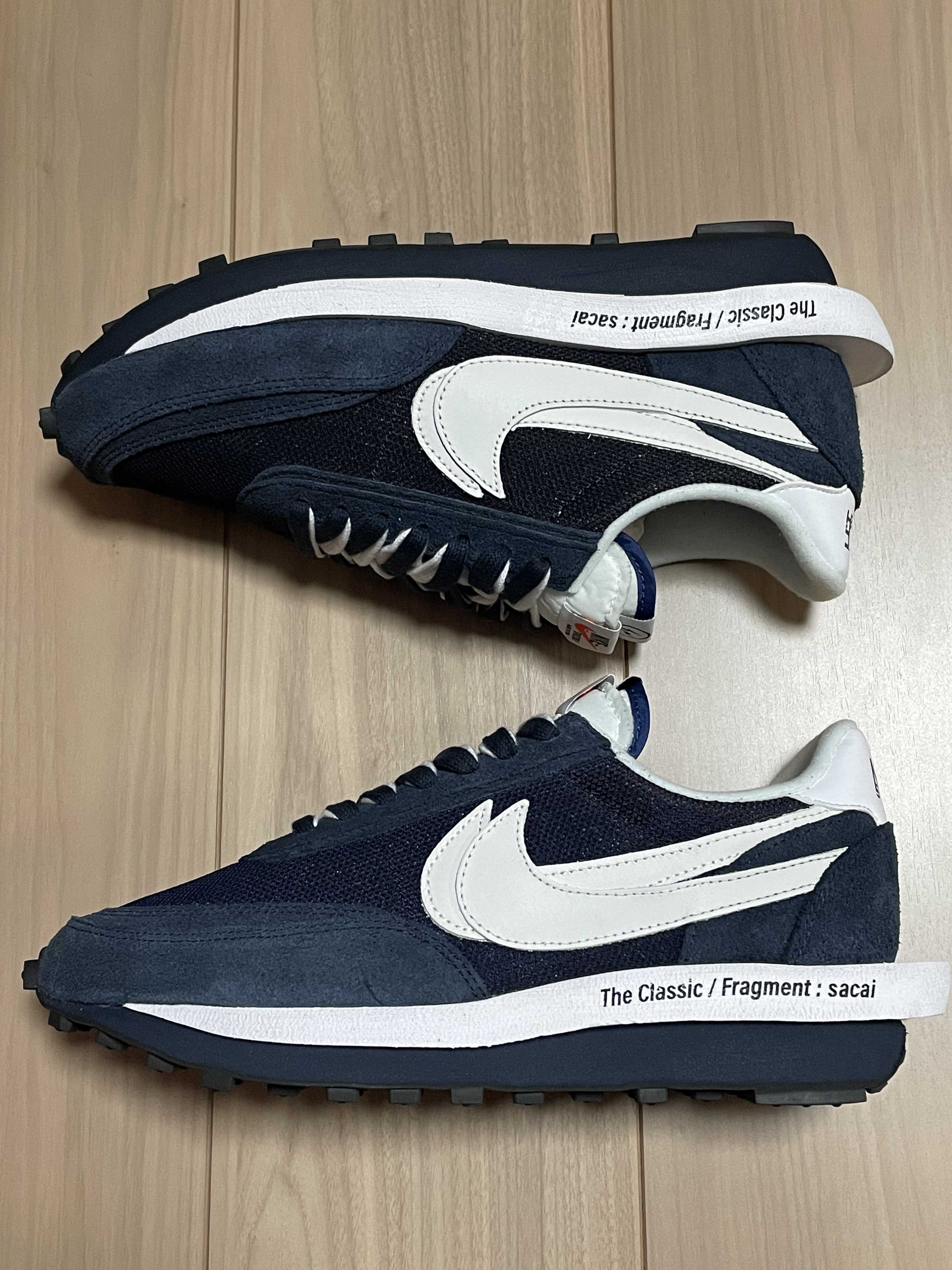 Fragment × sacai × Nike LD Waffle "Blackended Blue"