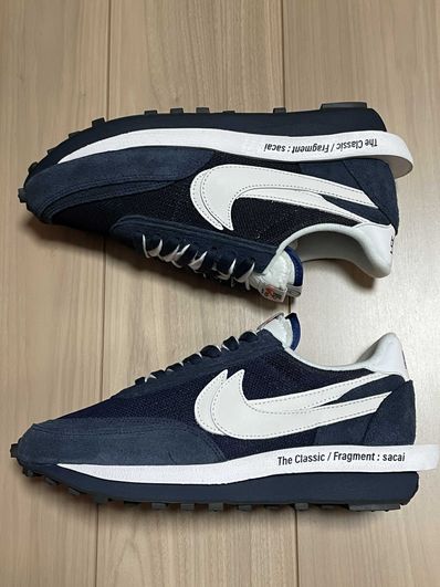 Fragment × sacai × Nike LD Waffle "Blackended Blue"