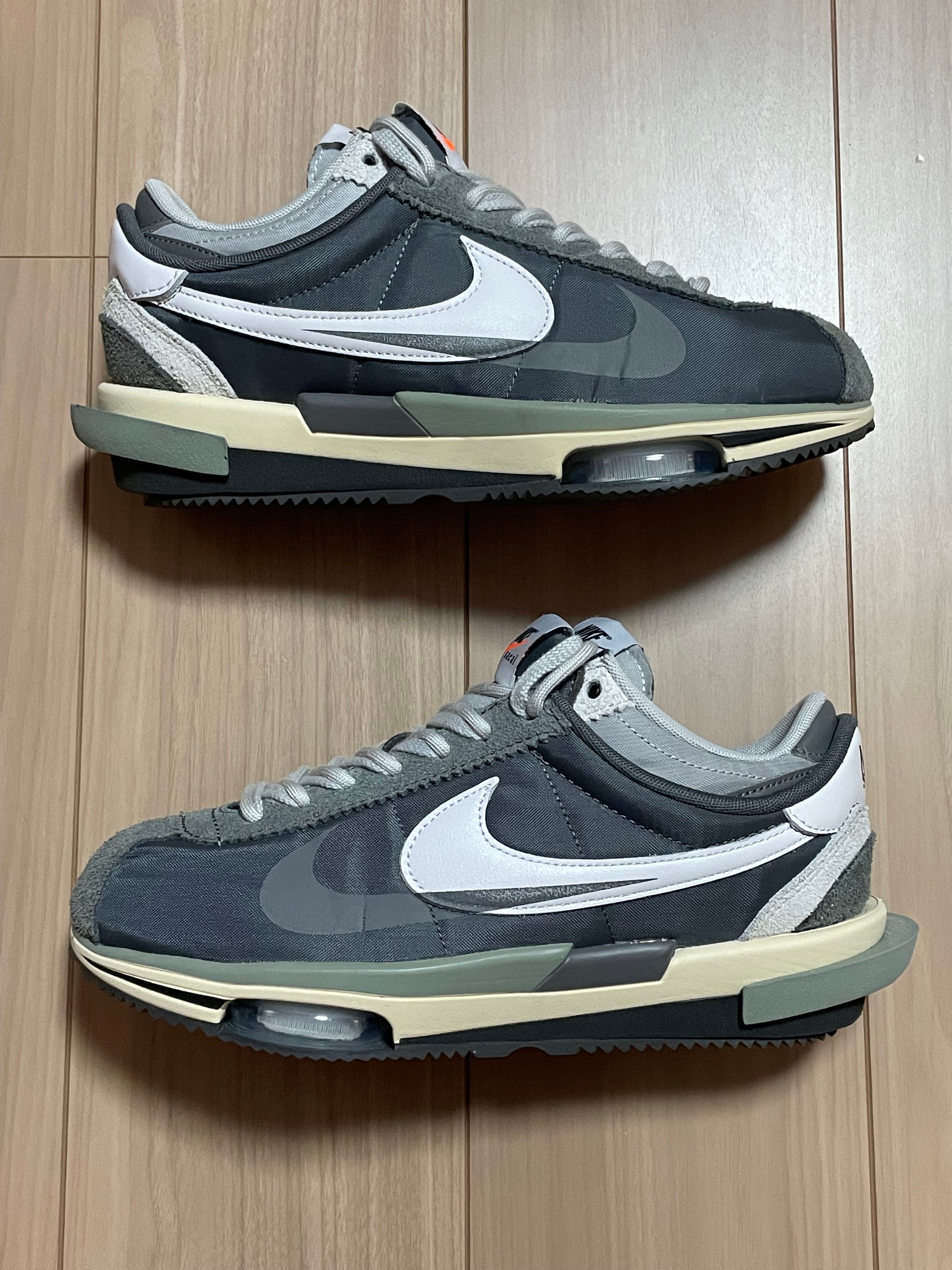 sacai × Nike Zoom Cortez "Iron Grey"
