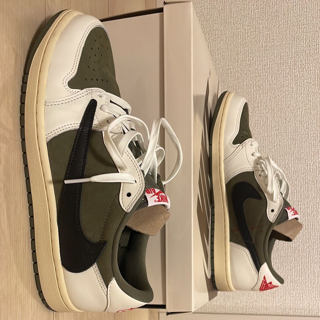 Travis Scott × Nike Air Jordan 1 Low OG SP "Reverse Olive"