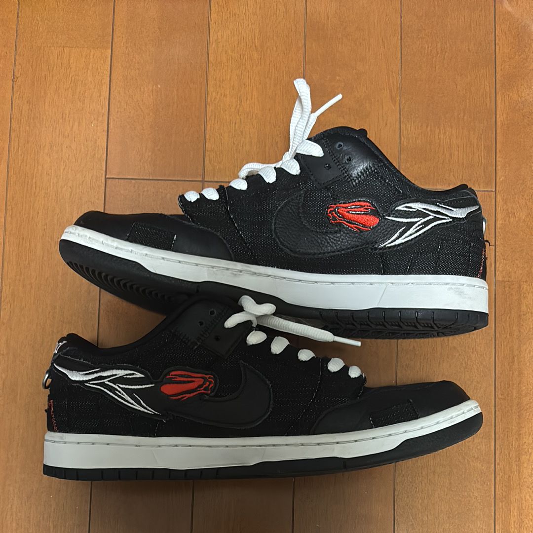 Wasted Youth × Nike SB Dunk Low "Black Denim" / VERDY