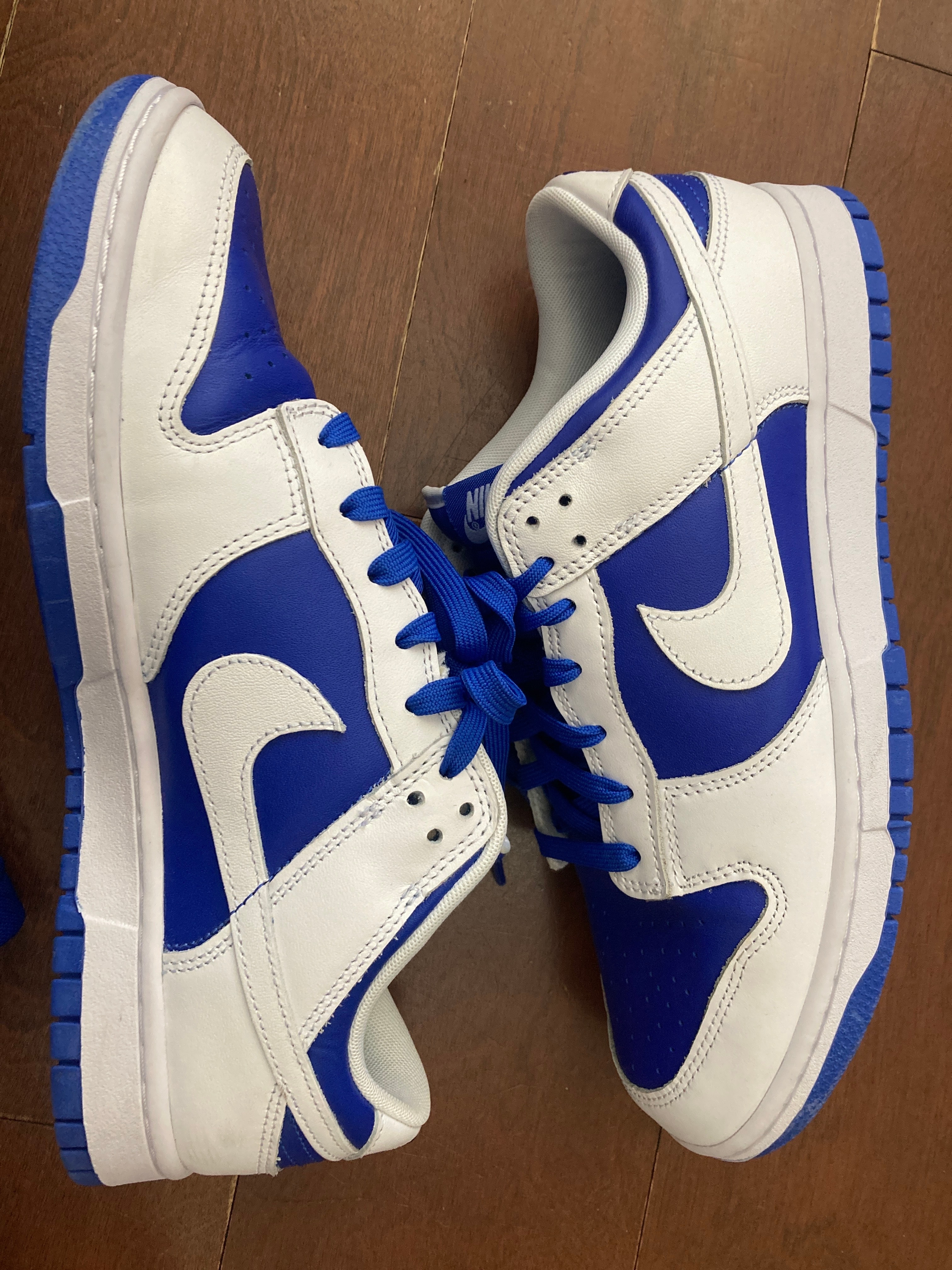 Nike Dunk Low Retro "Racer Blue and White"