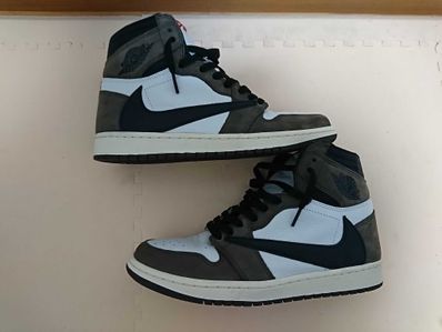 Travis Scott × Nike Air Jordan 1 Retro High OG TS SP "Sail/Dark Mocha"