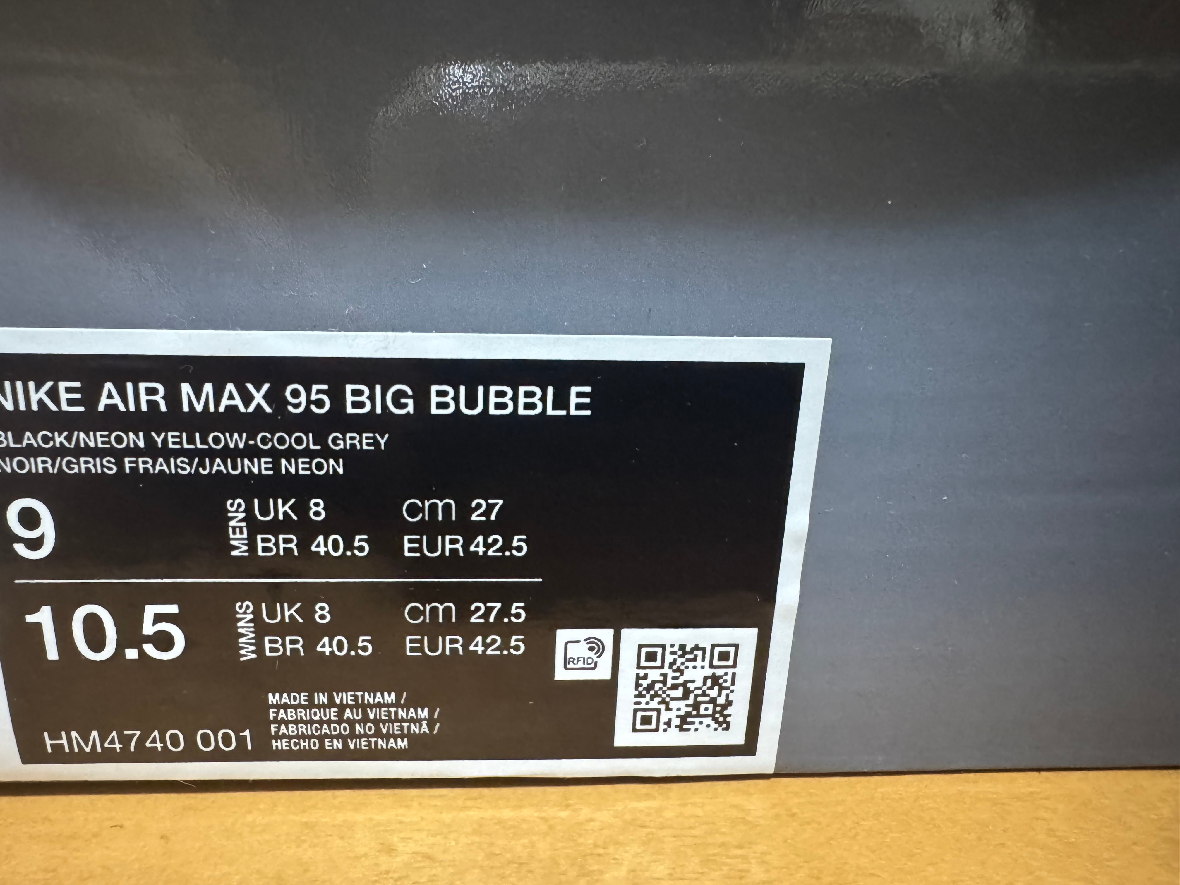 Nike Air Max 95 OG Big Bubble "Neon Yellow" (2025/2026)