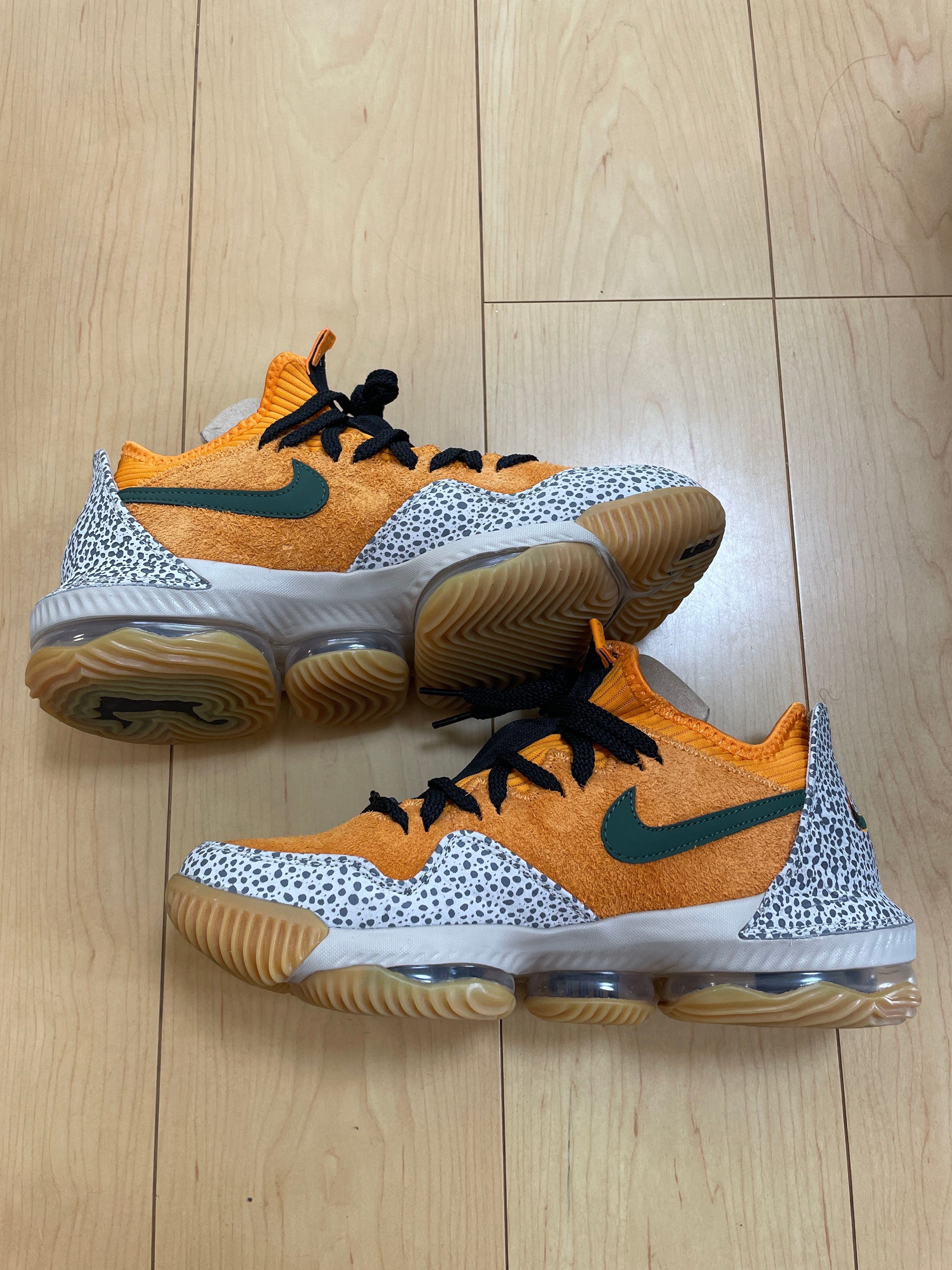 atmos × Nike LeBron 16 Low "Safari" (CD9471-800/CI3358-800)