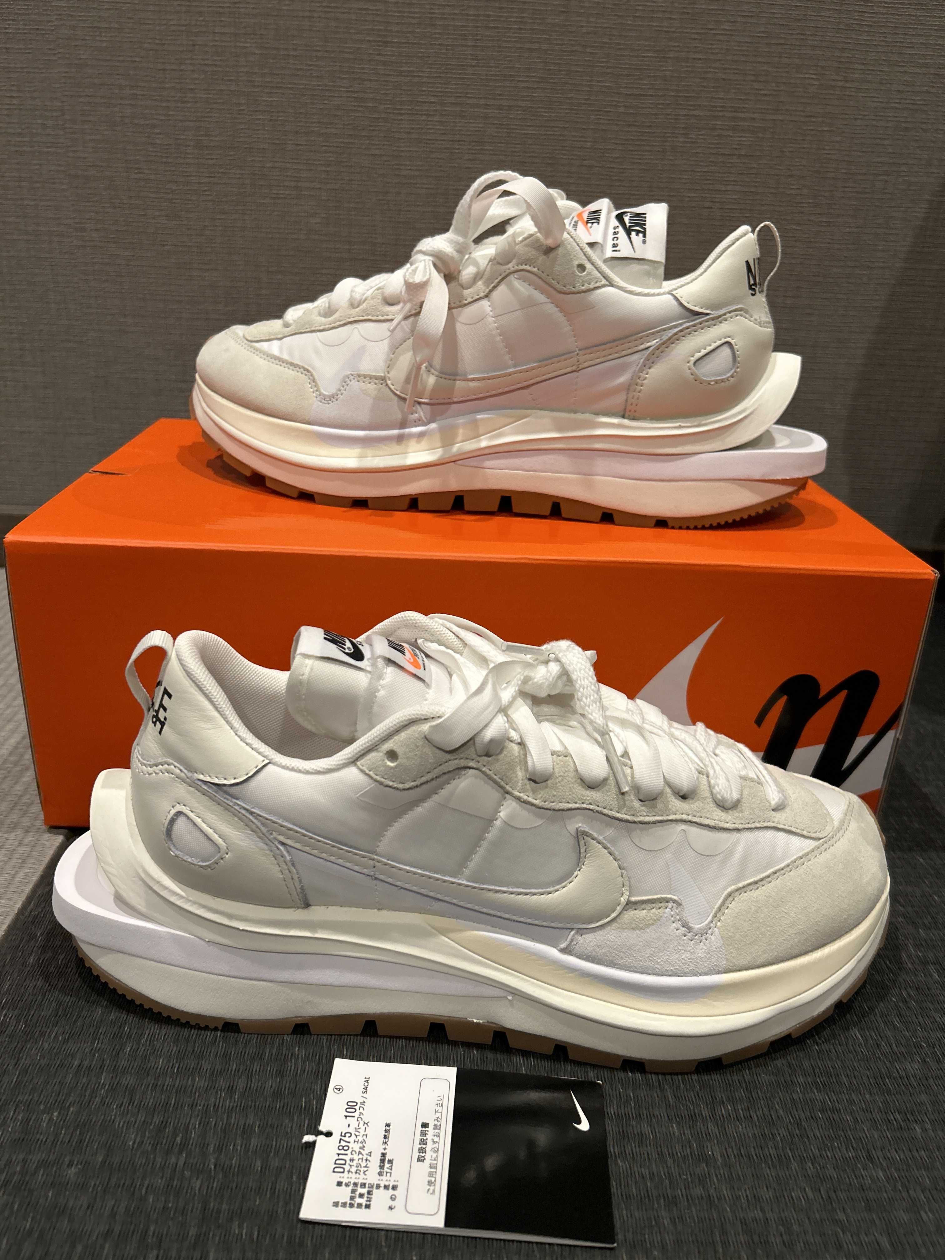 sacai × Nike Vapor Waffle "White Gum"