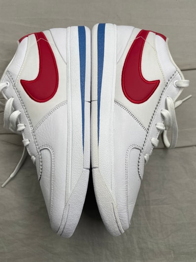 Nike Book 1 Cortez "Forrest Gump/White and Varsity Red" (FJ4250-105/FJ4249-105)