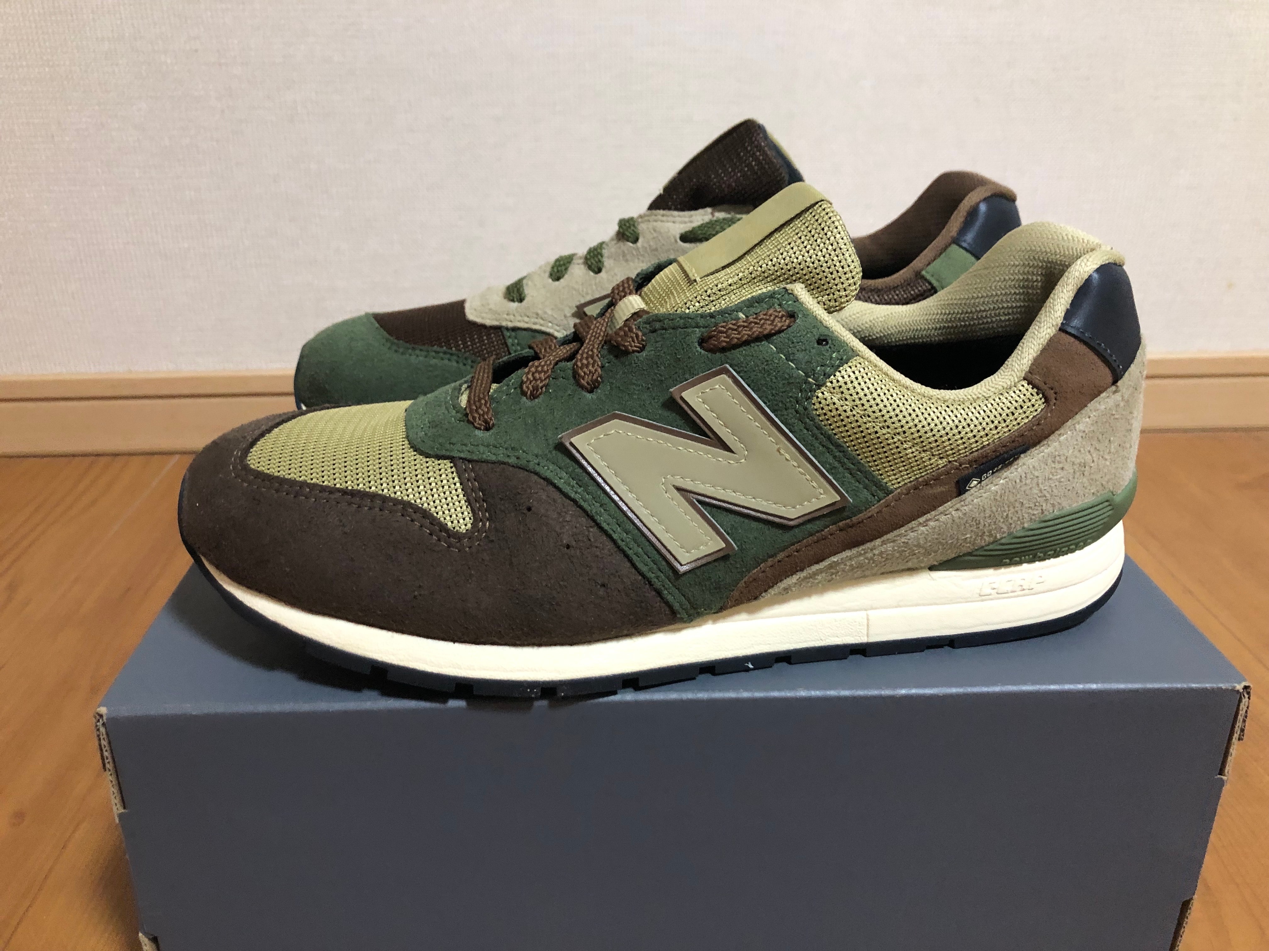 ニューバランス 996 ゴアテックス "ブラウン/カーキ" (ビームス エクスクルーシブ)