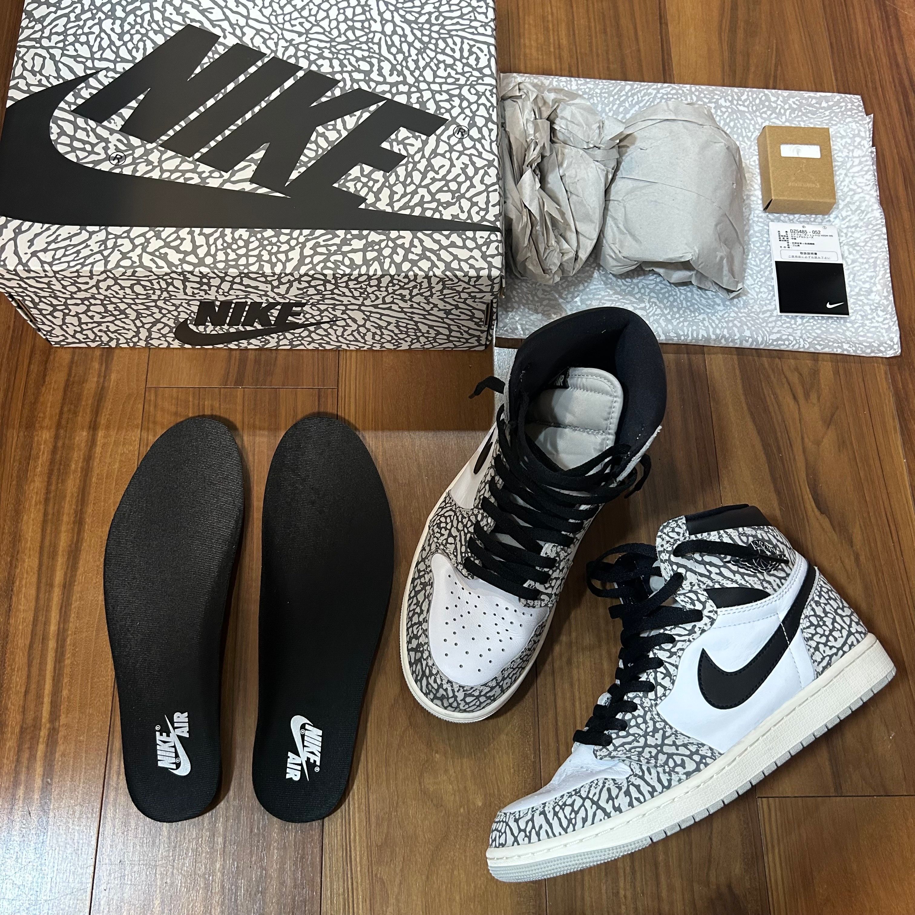 Nike Air Jordan 1 High OG "White Cement/Safari"