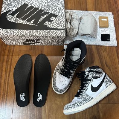 Nike Air Jordan 1 High OG "White Cement/Safari"