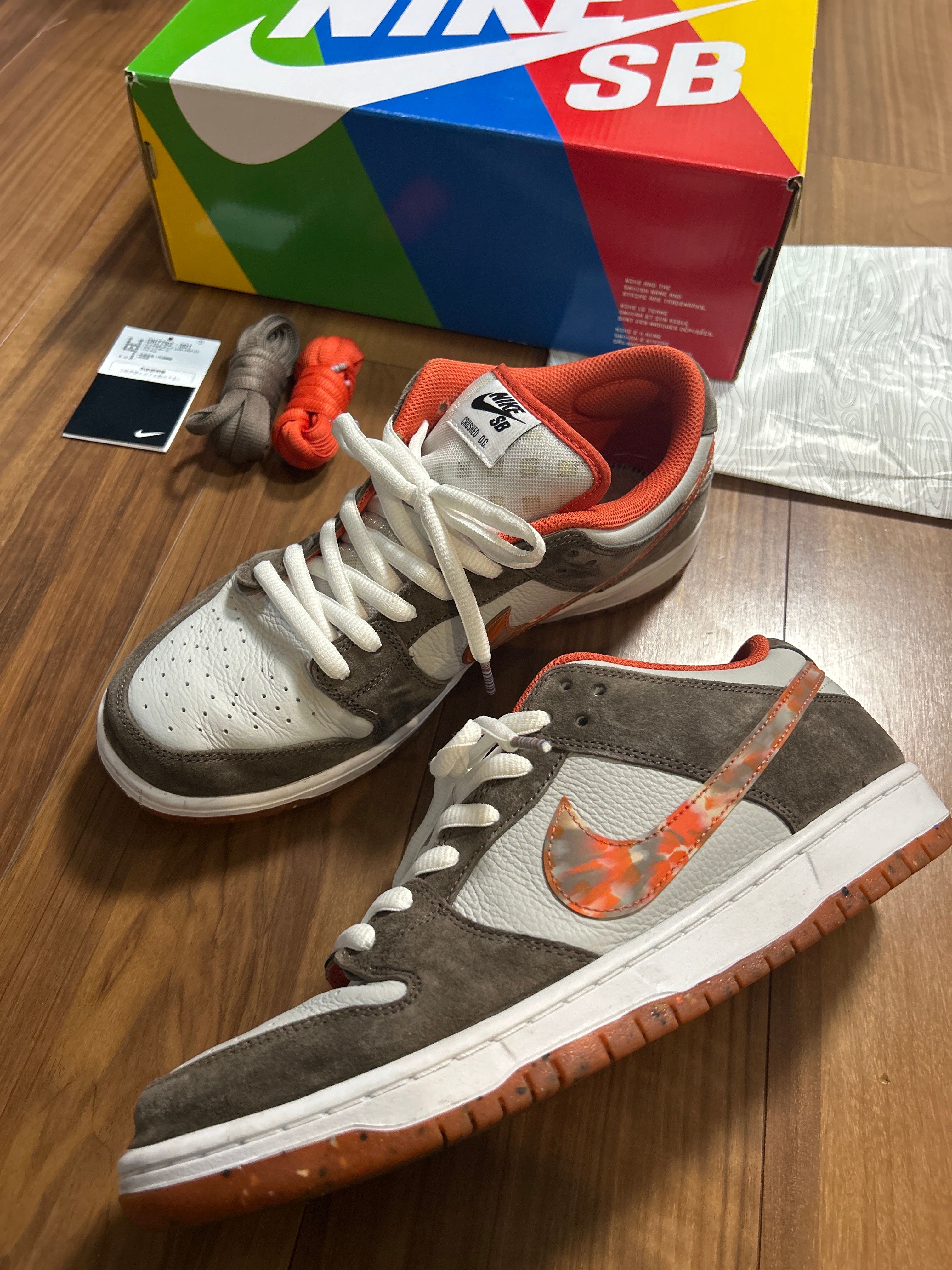 Crushed Skate Shop × Nike SB Dunk Low QS "Olive Grey/Mantra Orange"