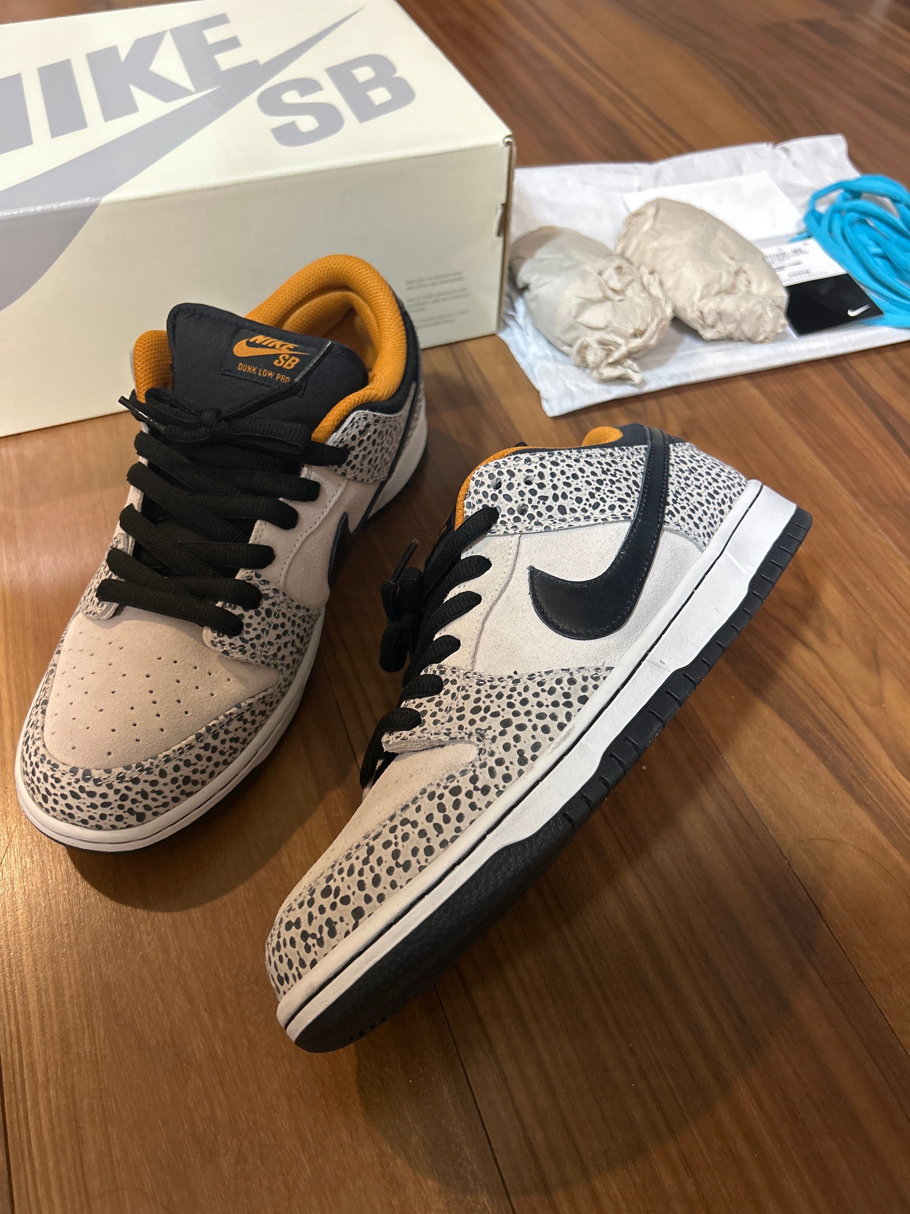 Nike SB Dunk Low Pro Electric Safari "Phantom and Black"