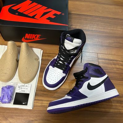 Nike Air Jordan 1 Retro High OG "Court Purple White/Black" (2020)