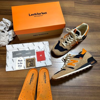 Levi's × New Balance 1300 "Orange/Black"