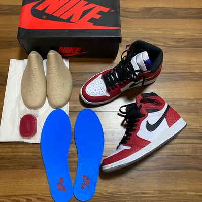 Spiderman × Nike Air Jordan 1 Origin Story "Gym Red/White/Photo Blue/Black"