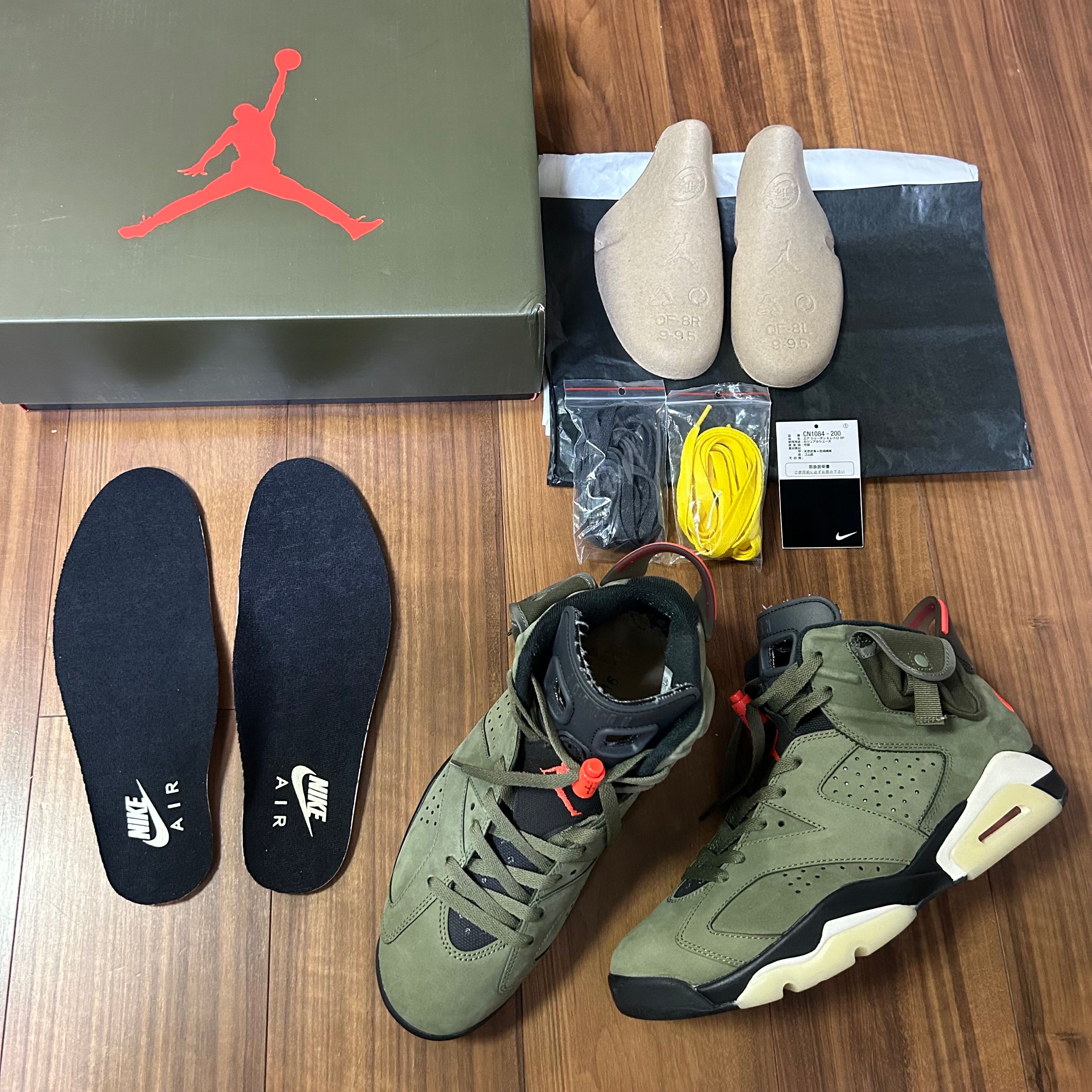 Travis Scott × Nike Air Jordan 6 Retro "Medium Olive"