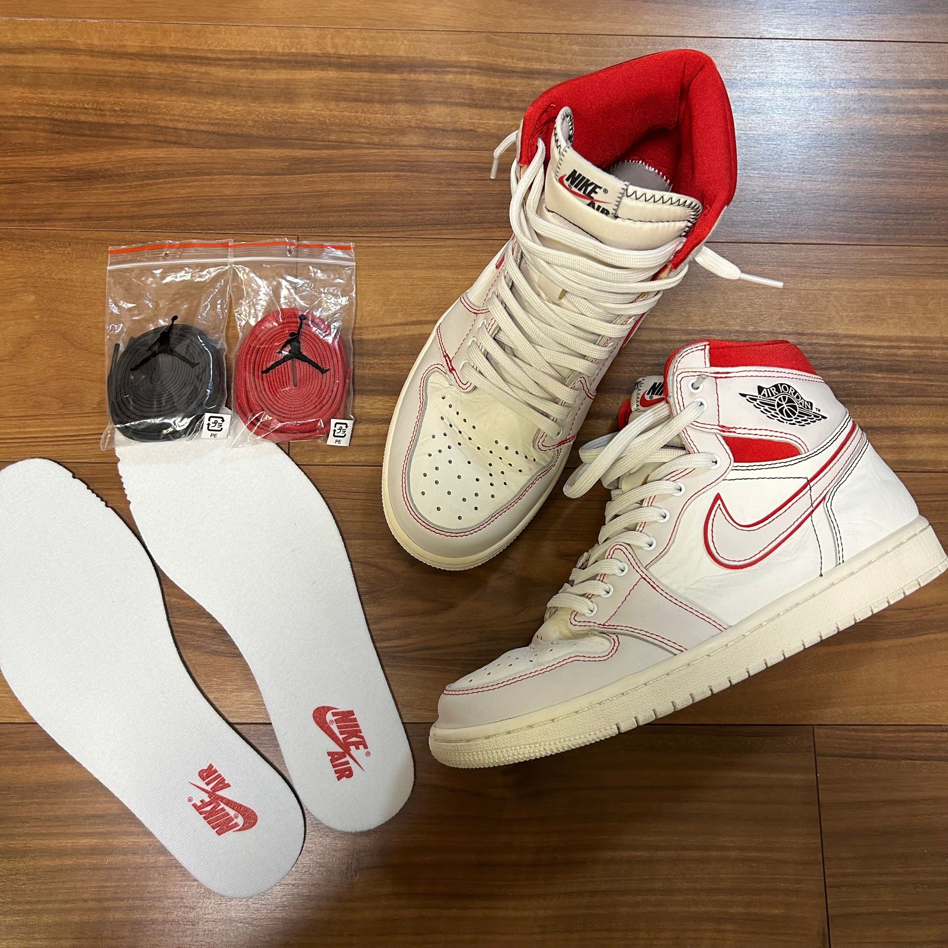 Nike Air Jordan 1 Retro High OG "Sail/University Red"     
