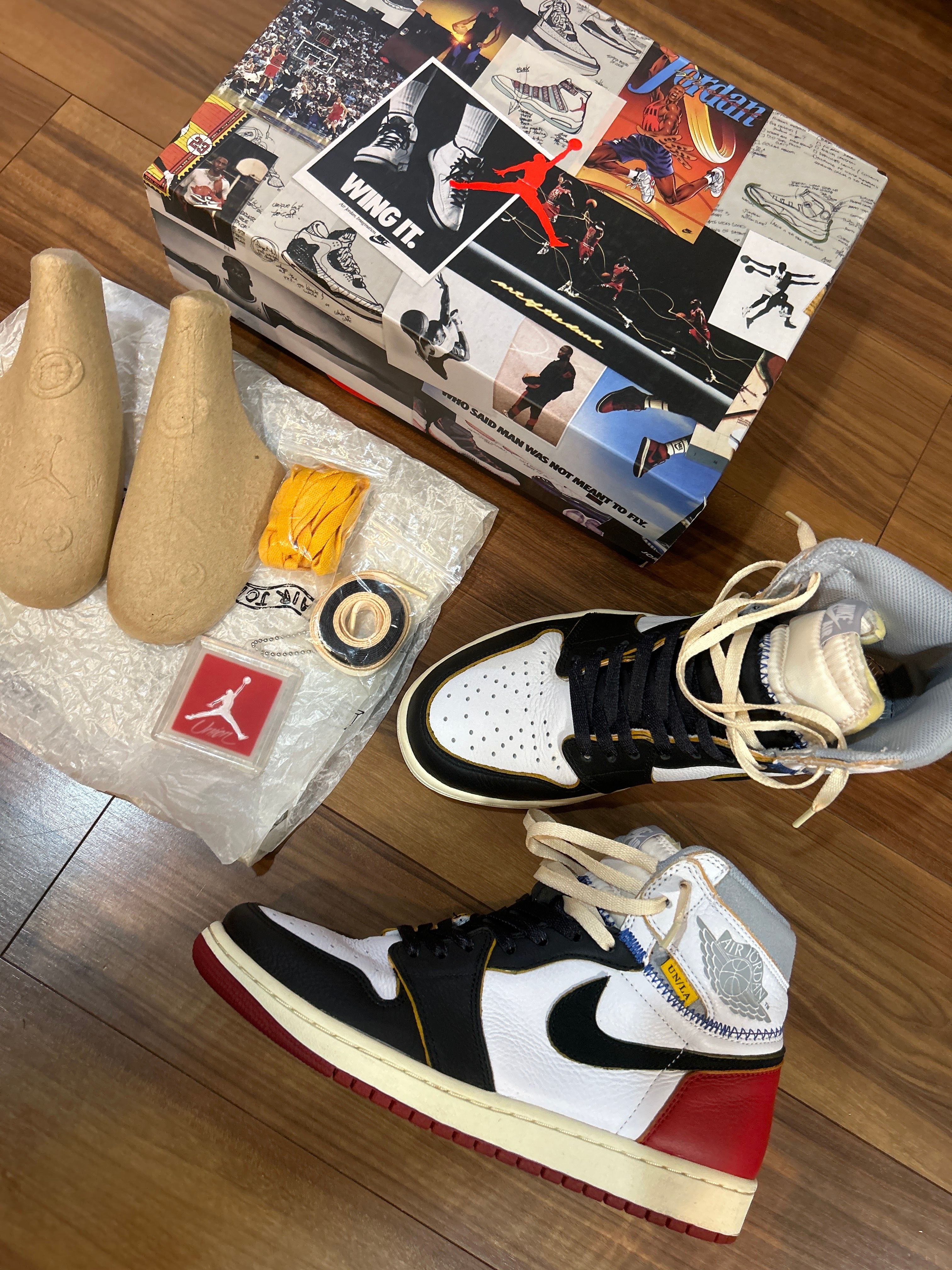 UNION × Nike Air Jordan 1 Retro High OG NRG "Varsity Red/Wolf Grey"