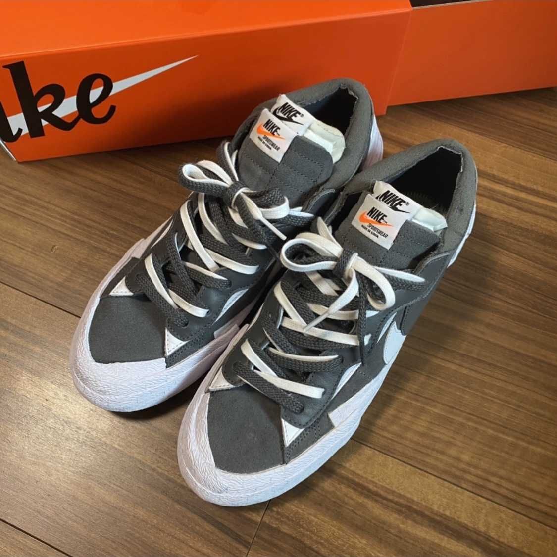 Sacai × Nike Blazer Low "Iron Grey"