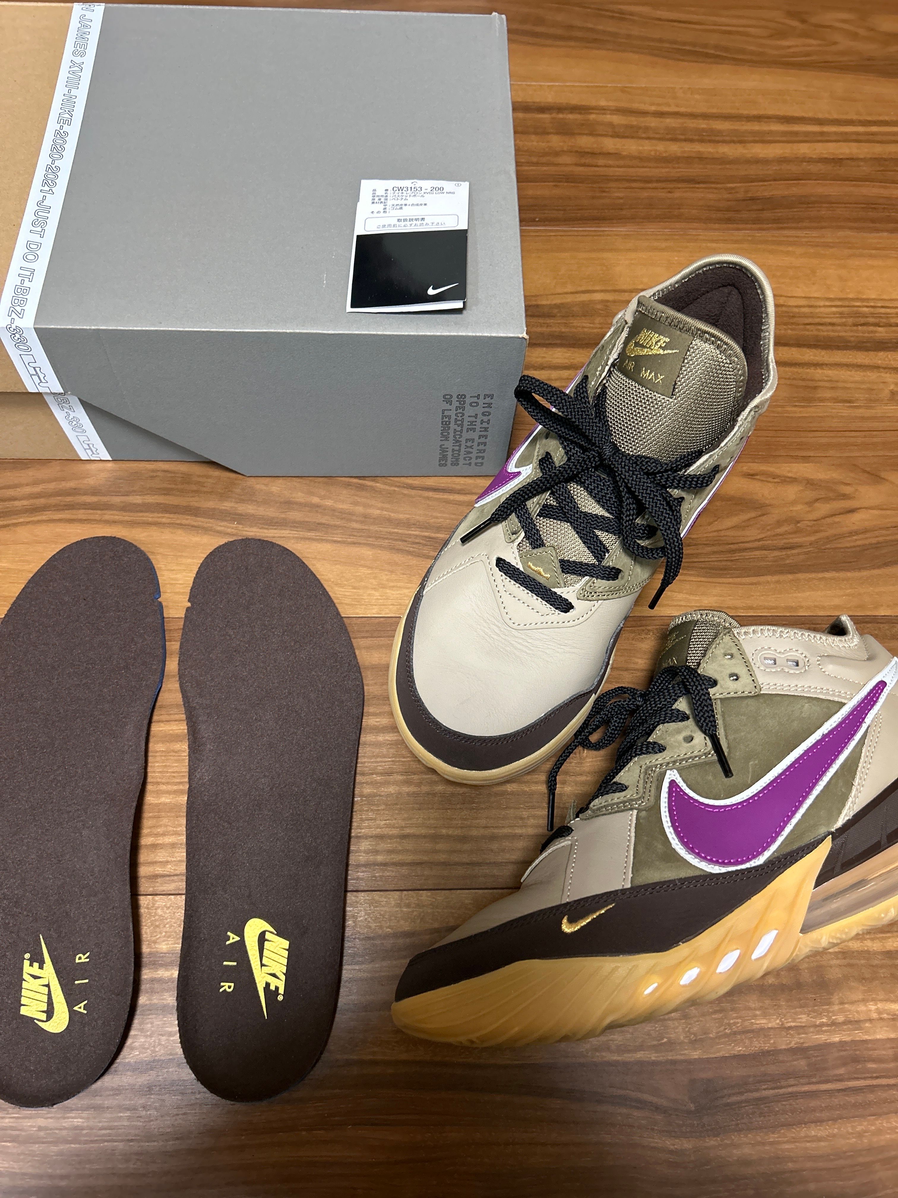 atmos × Nike LeBron 18 Low "Viotech"