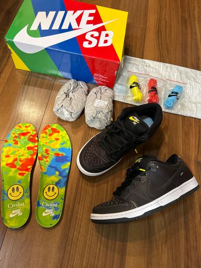 Civilist × Nike SB Dunk Low "Thermography"