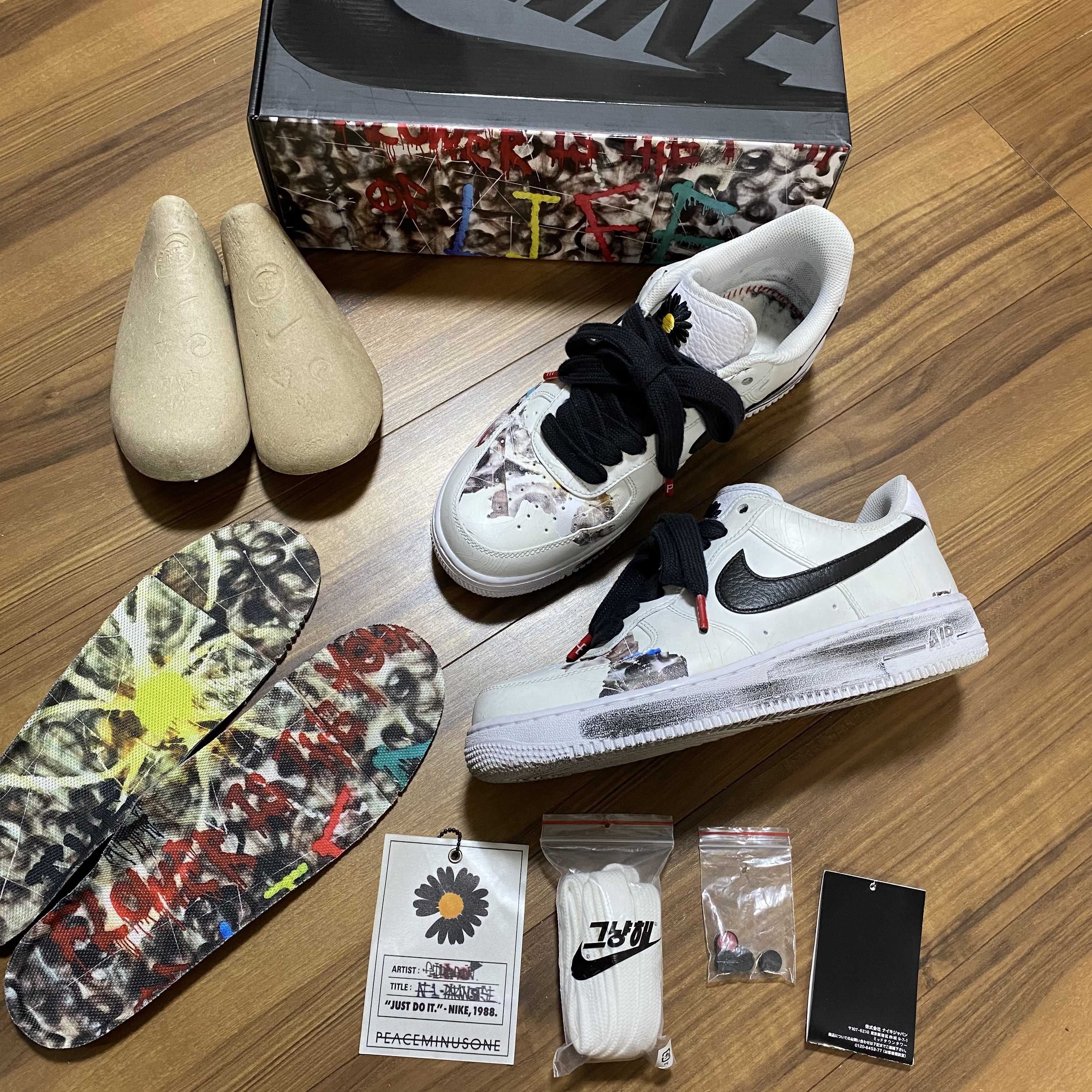 PEACEMINUSONE × Nike Air Force 1 Low "Para-noise/White/Black" / G-DRAGON