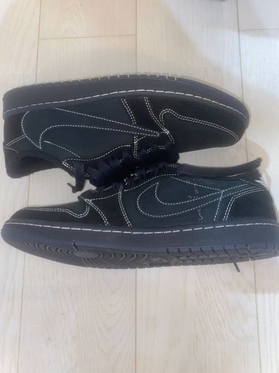 Travis Scott × Nike Air Jordan 1 Low OG SP "Black Phantom"