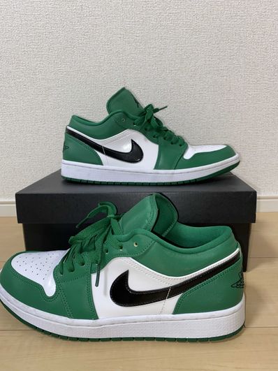 NIKE AIR JORDAN 1 LOW "PINE GREEN/WHITE"