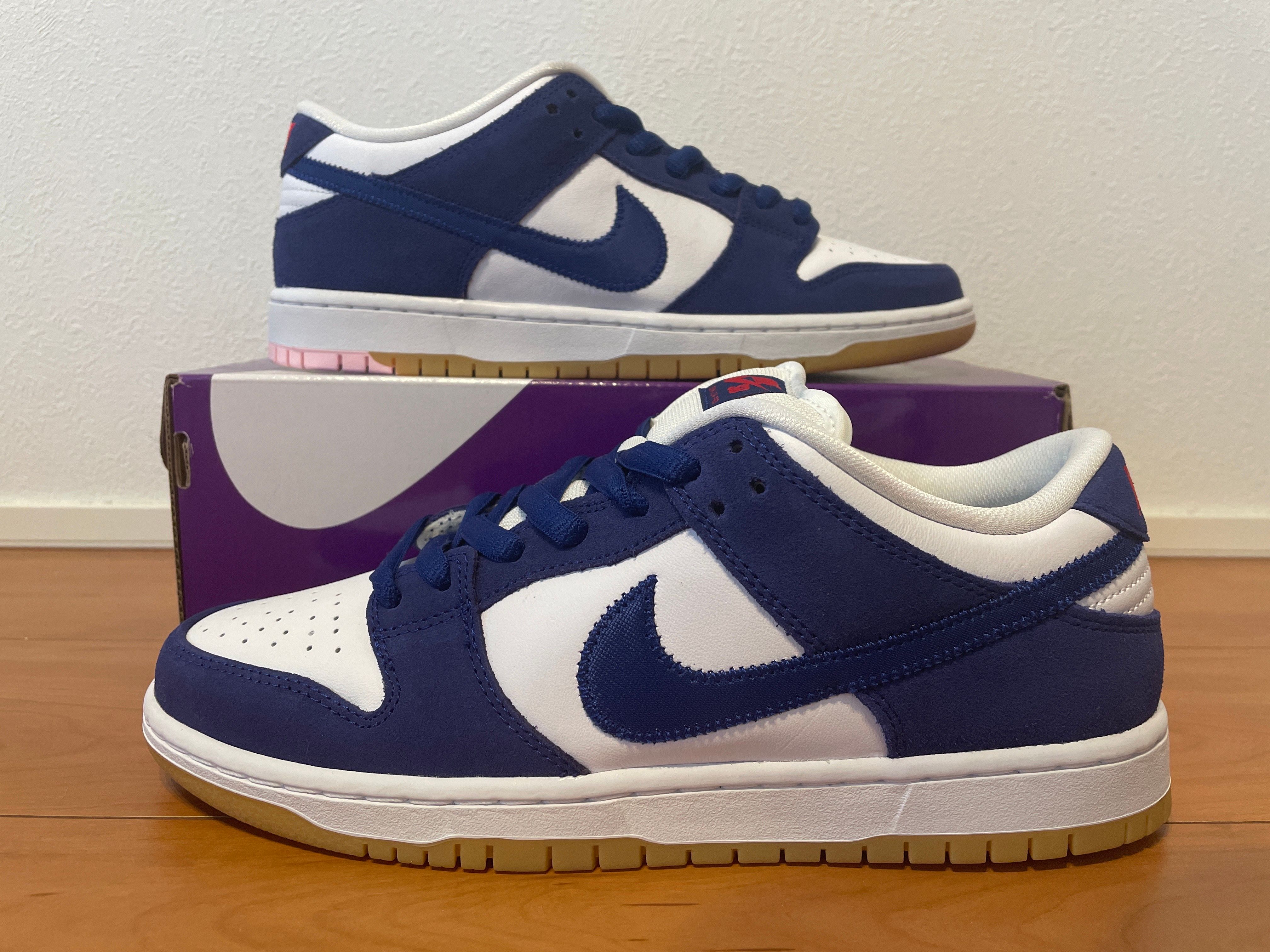 Nike SB Dunk Low "Los Angeles Dodgers/Deep Royal Blue"