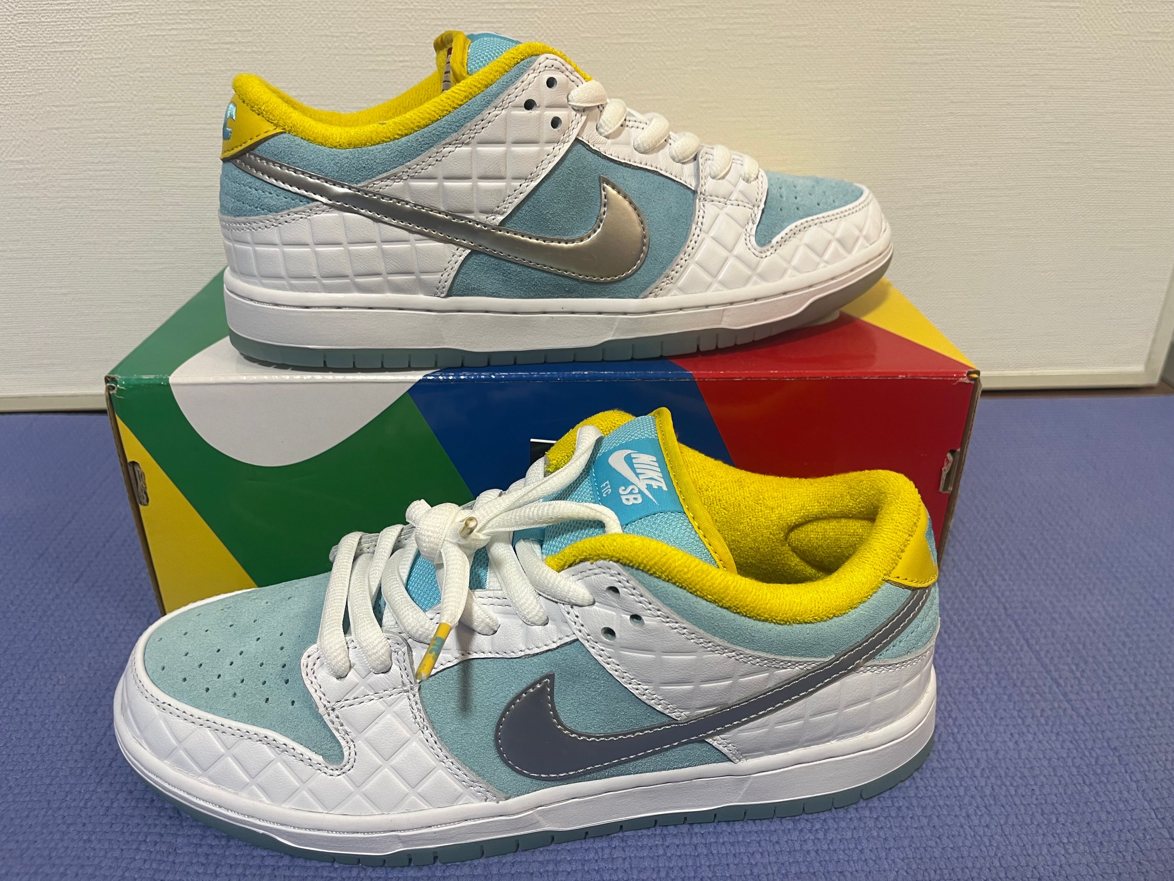 FTC × Nike SB Dunk Low "White/Blue"