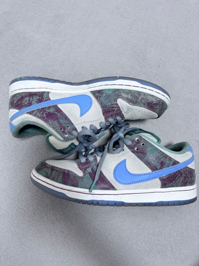 Crenshaw Skate Club × Nike SB Dunk Low PRO QS "Sail/Light Blue-Cedar"