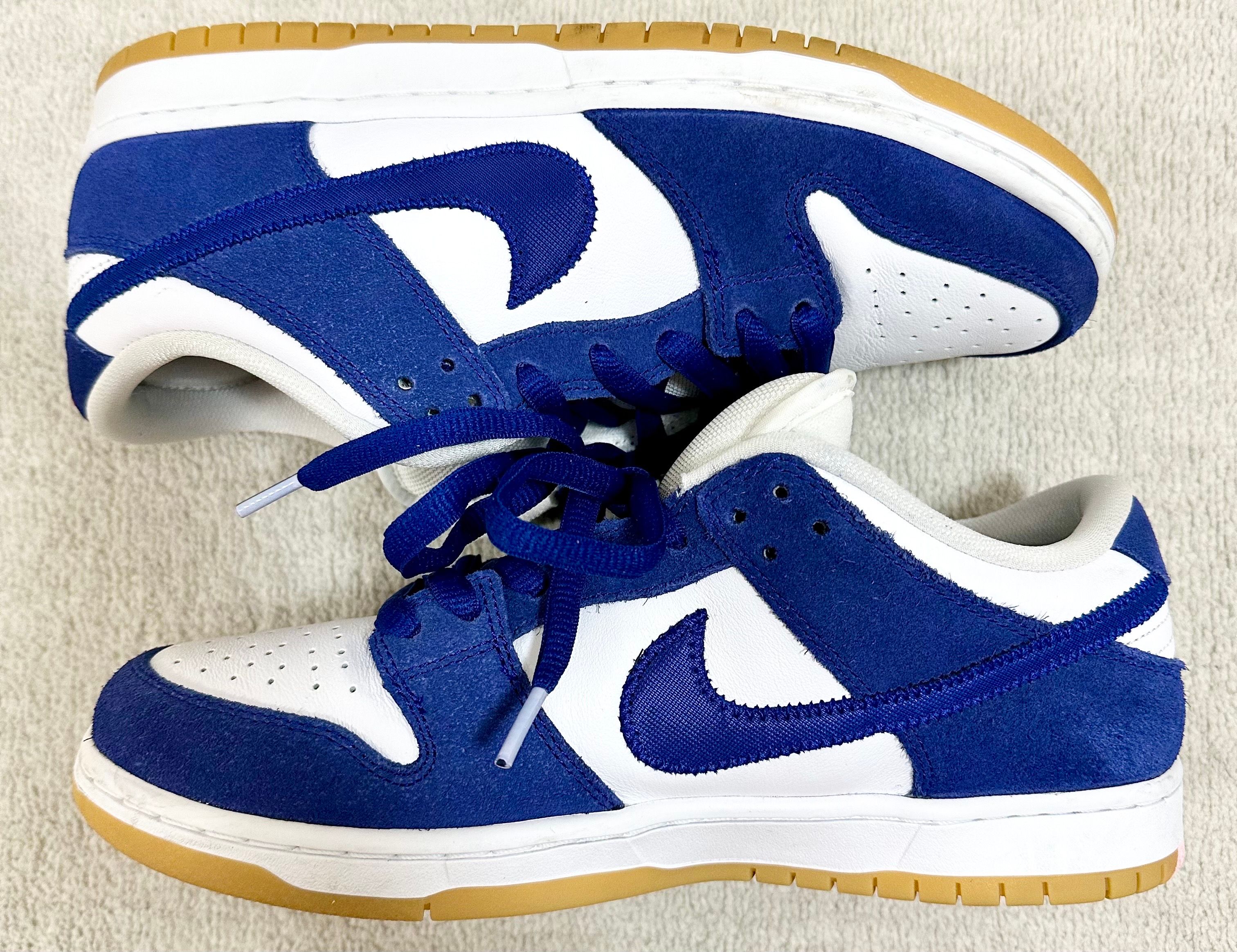 Nike SB Dunk Low "Los Angeles Dodgers/Deep Royal Blue"