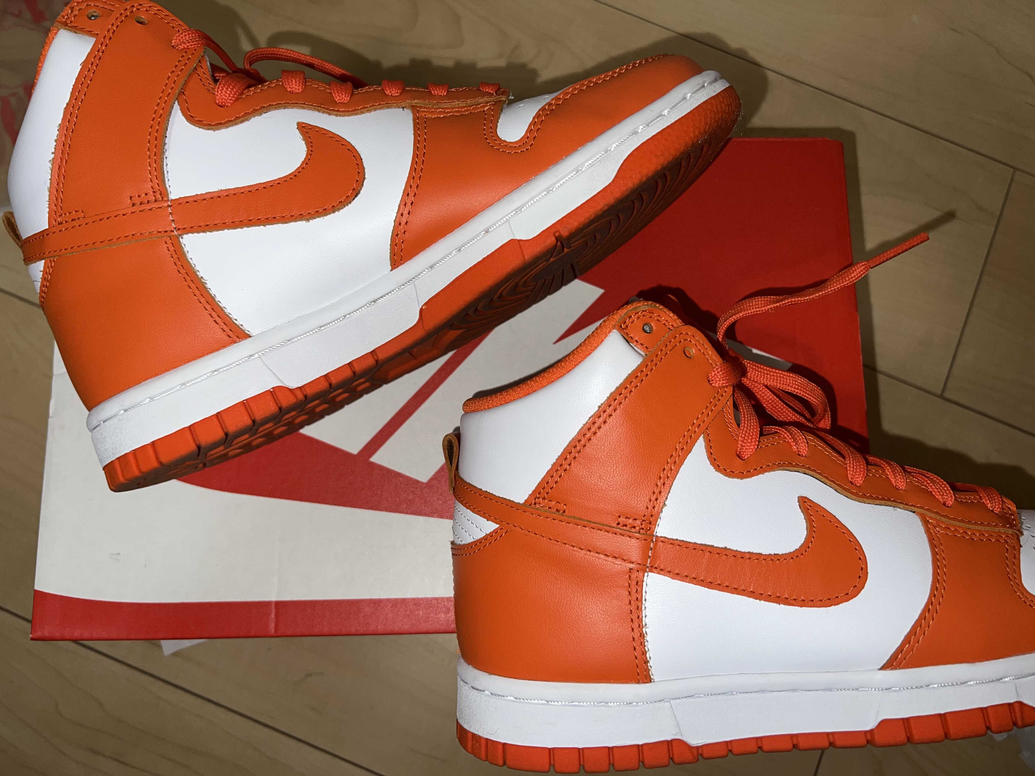 NIKE Women's DUNK HIGH "ORANGE BLAZE"