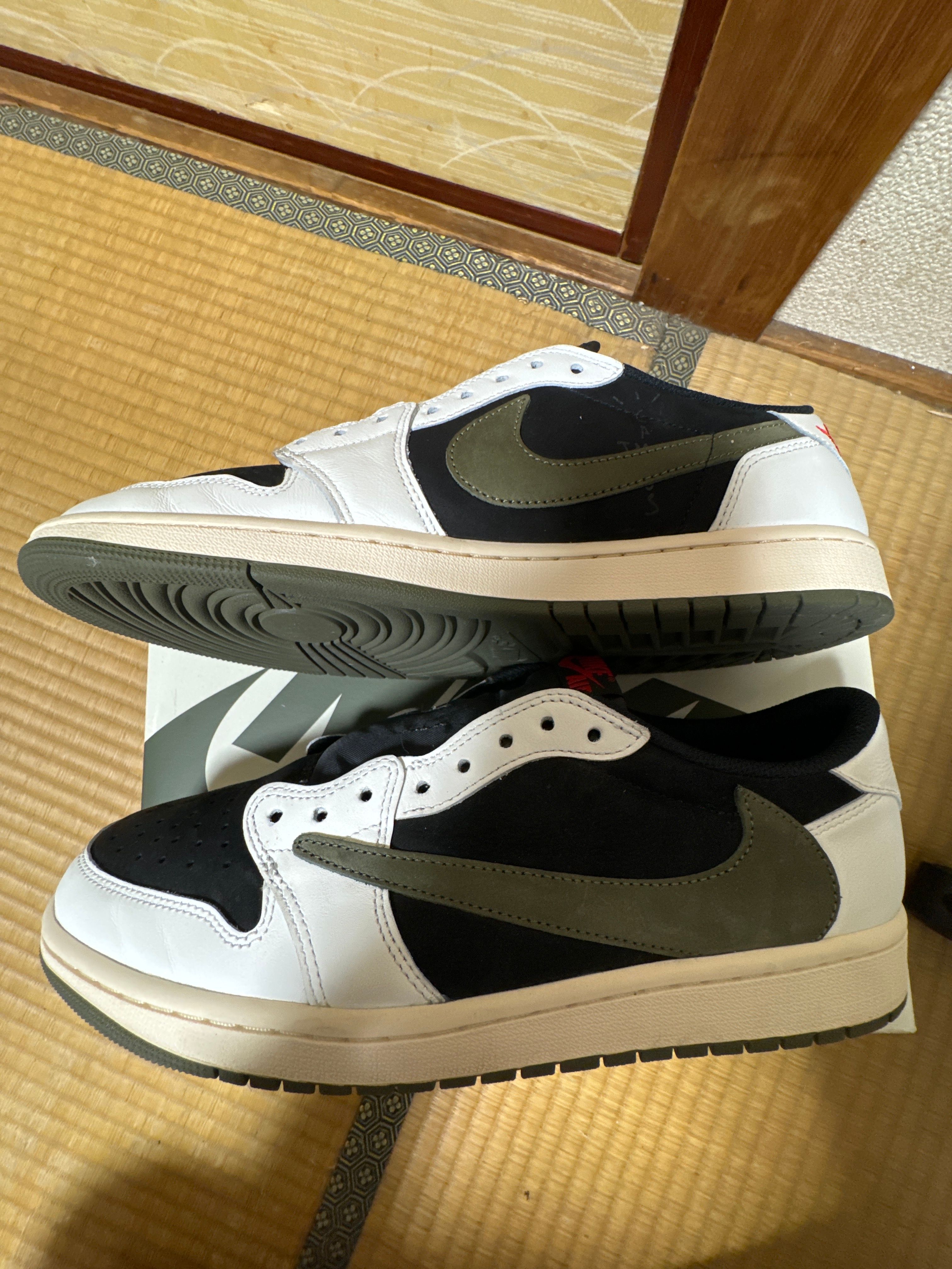 Travis Scott × Nike Women's Air Jordan 1 Low OG "Medium Olive"