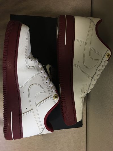 Nike Women's Air Force 1 Low 40th Anniversary "Sail/Team Red"