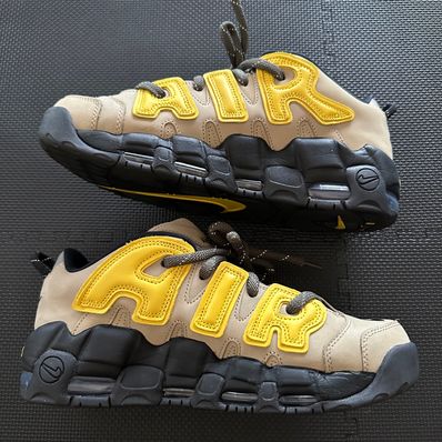 AMBUSH × Nike Air More Uptempo Low "Vivid Sulfur and Limestone"