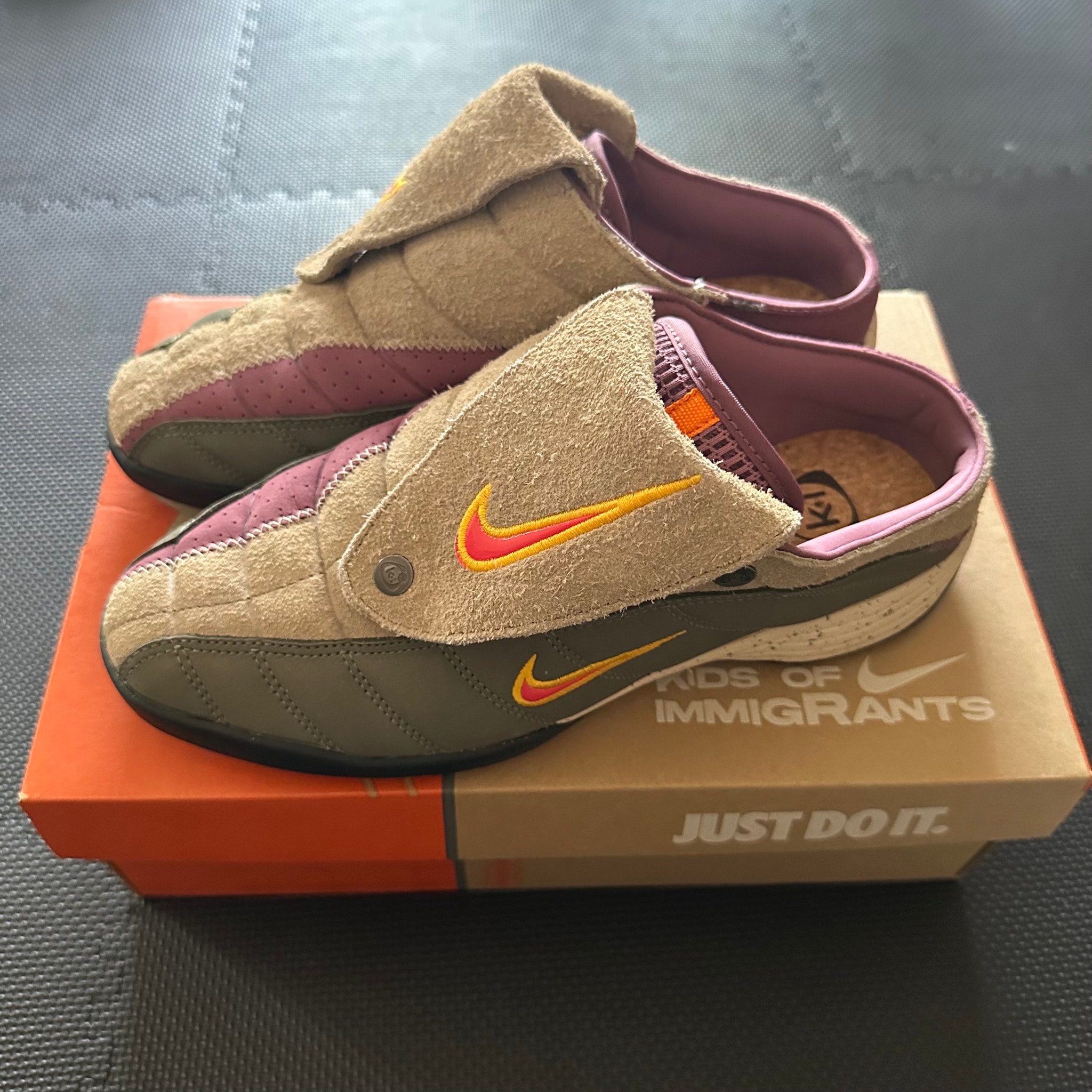 Kids of Immigrants × Nike T90 Mule "Khaki"