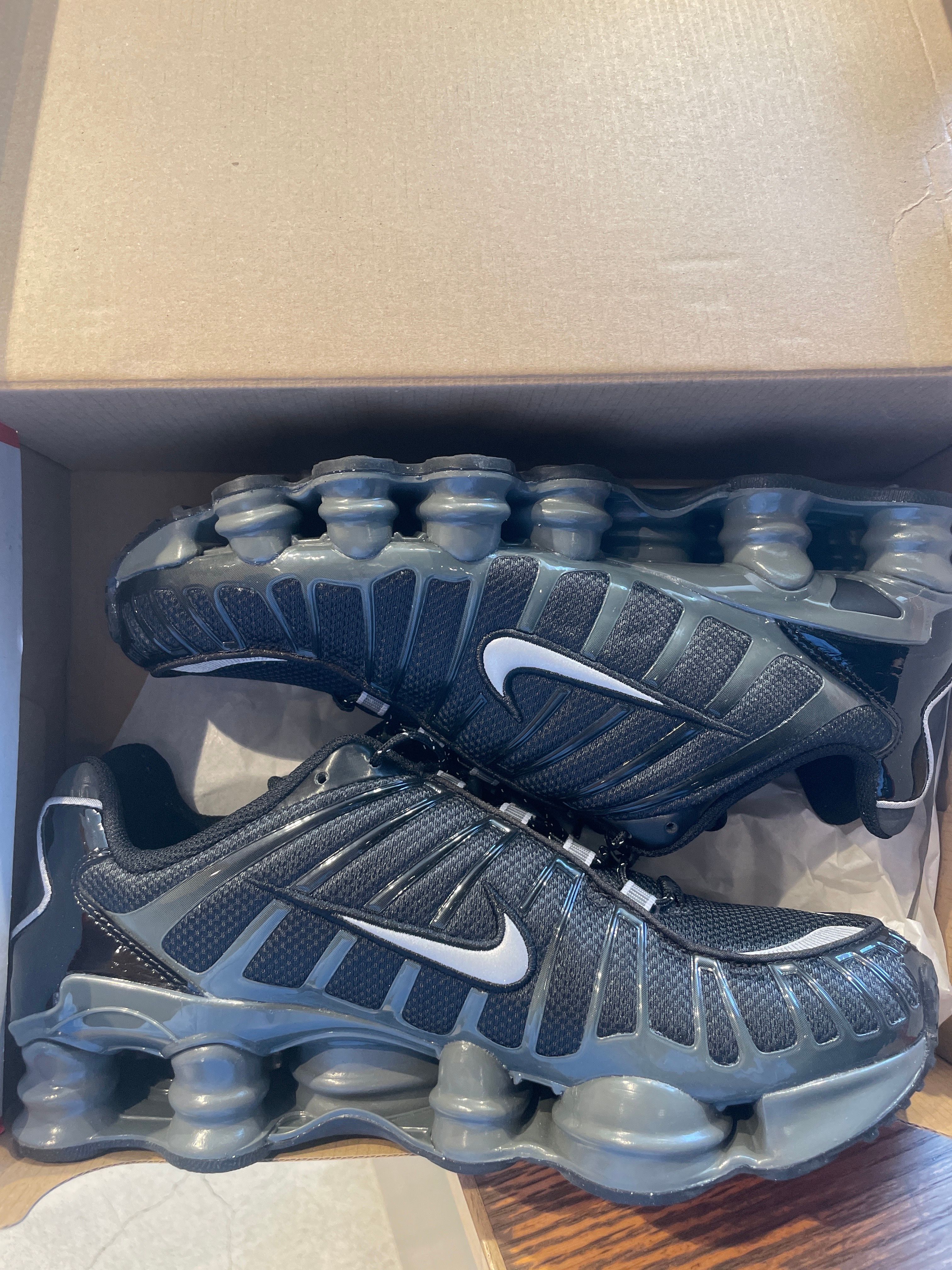 Nike Women's Shox TL "Black and Metallic Silver"