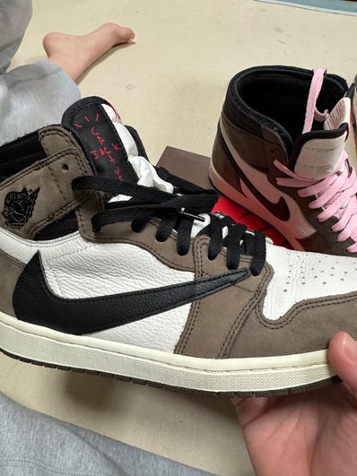 Travis Scott × Nike Air Jordan 1 Retro High OG TS SP "Sail/Dark Mocha"