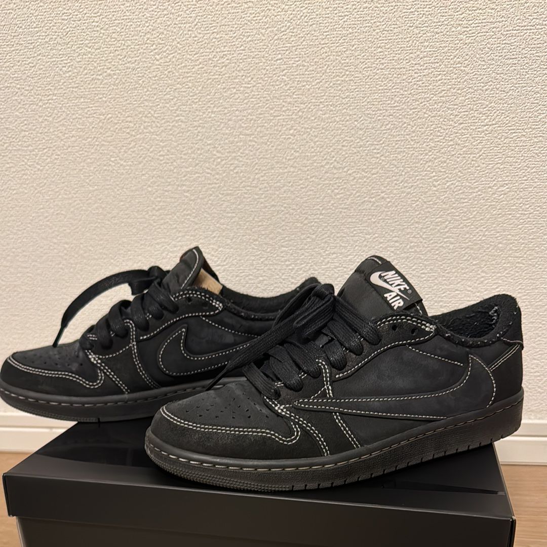 Travis Scott × Nike Air Jordan 1 Low OG SP "Black Phantom"