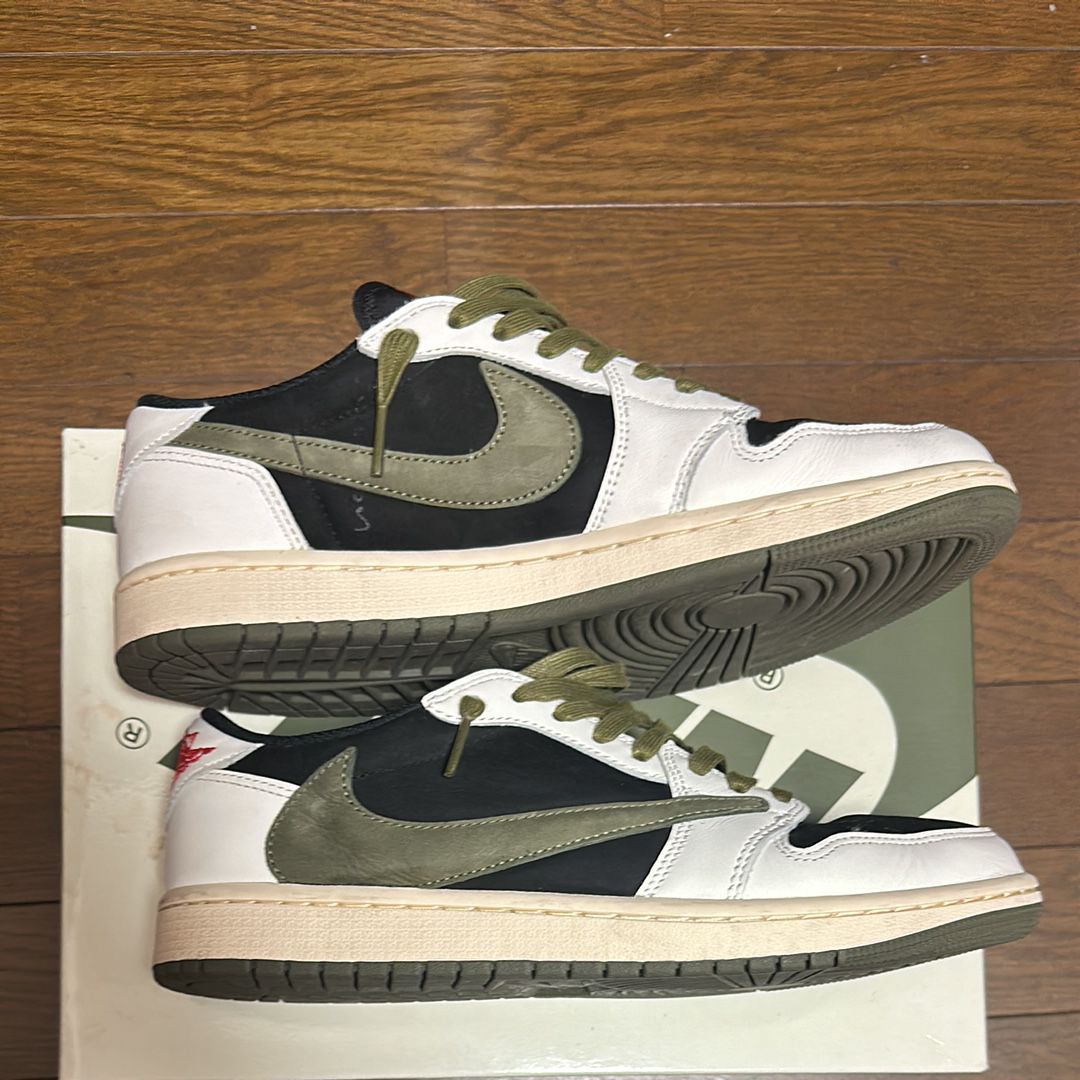 Travis Scott × Nike Women's Air Jordan 1 Low OG "Medium Olive"
