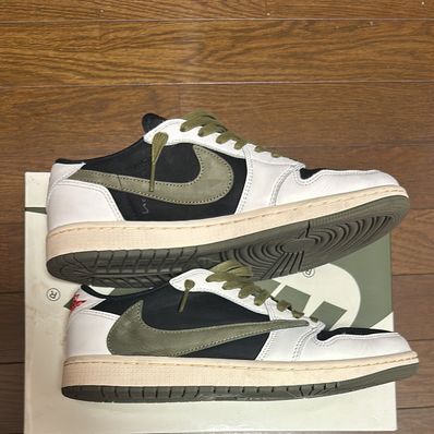 Travis Scott × Nike Women's Air Jordan 1 Low OG "Medium Olive"
