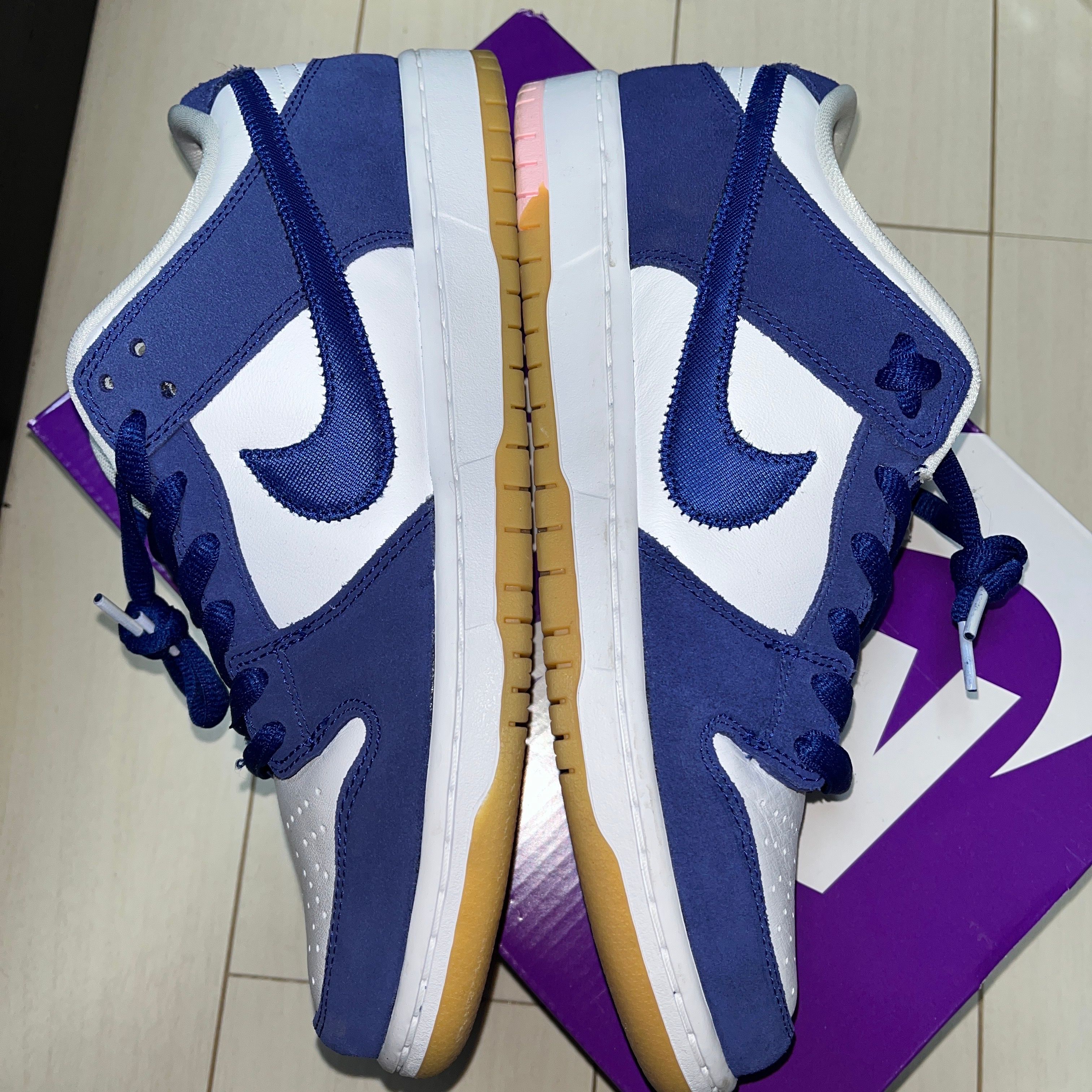 Nike SB Dunk Low "Los Angeles Dodgers/Deep Royal Blue"