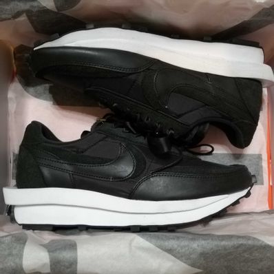 sacai × Nike LDV Waffle "Triple Black"
