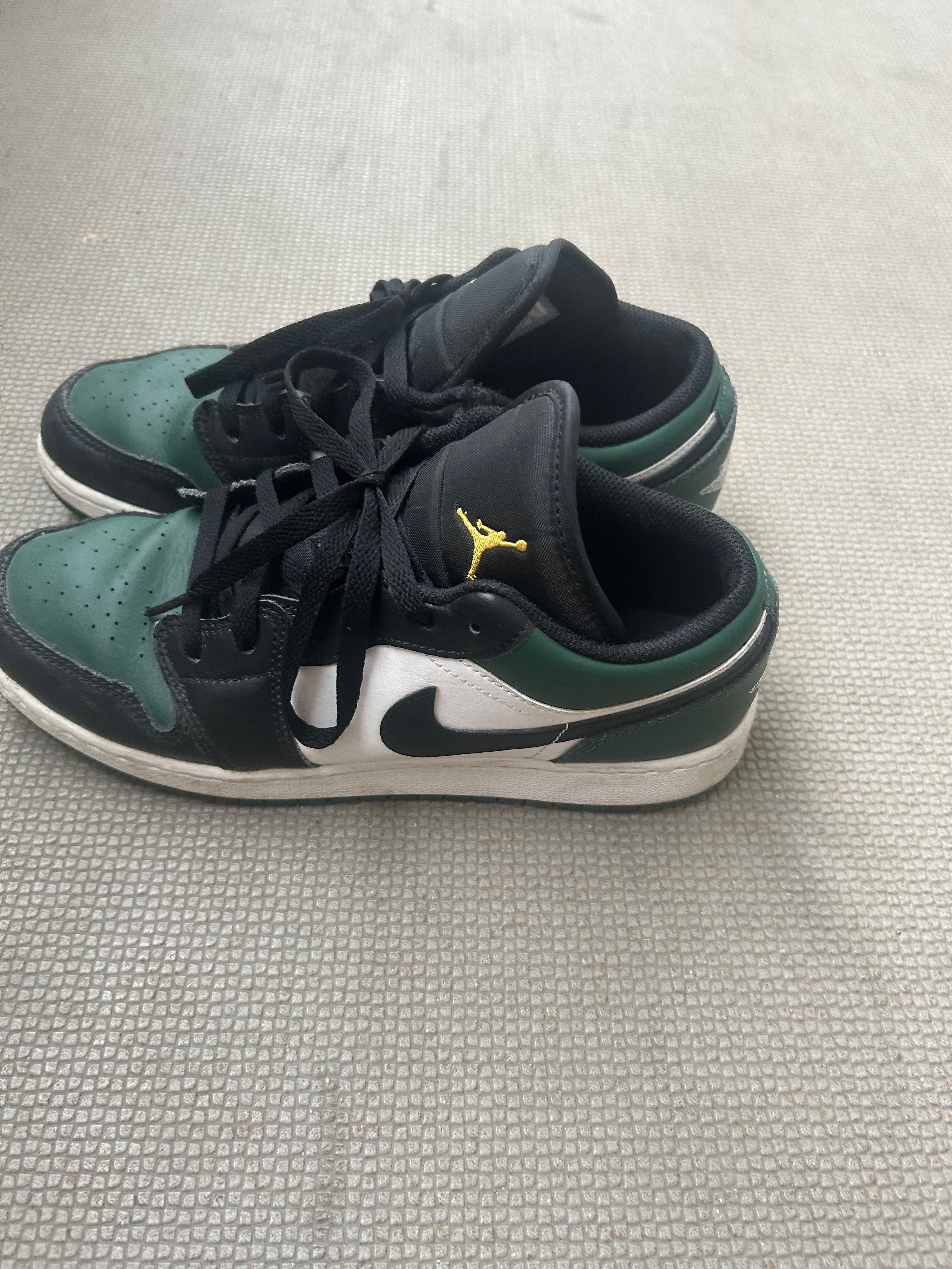 Nike GS Air Jordan 1 Low "Green Toe"